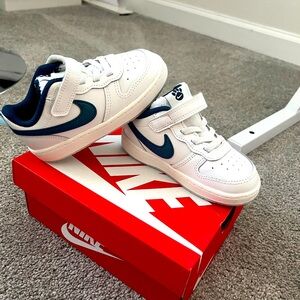 Nike Court Borough Low 2 Shoes Toddler Boys Blue New